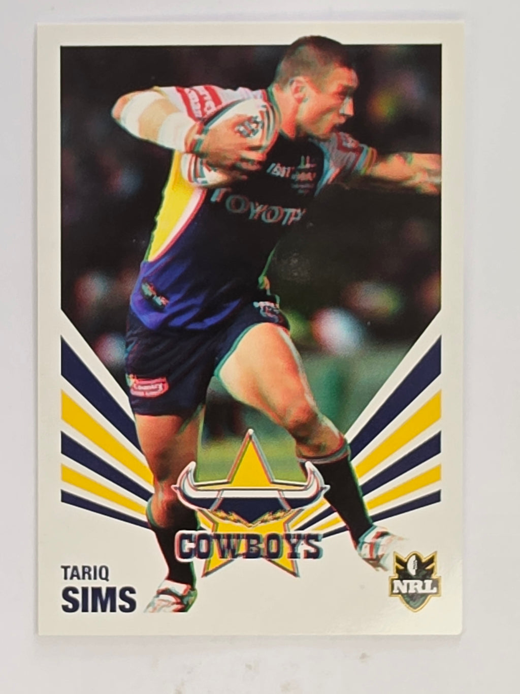 NRL 2012 Daily Telegraph | #045 Tariq Sims | North Queensland Cowboys