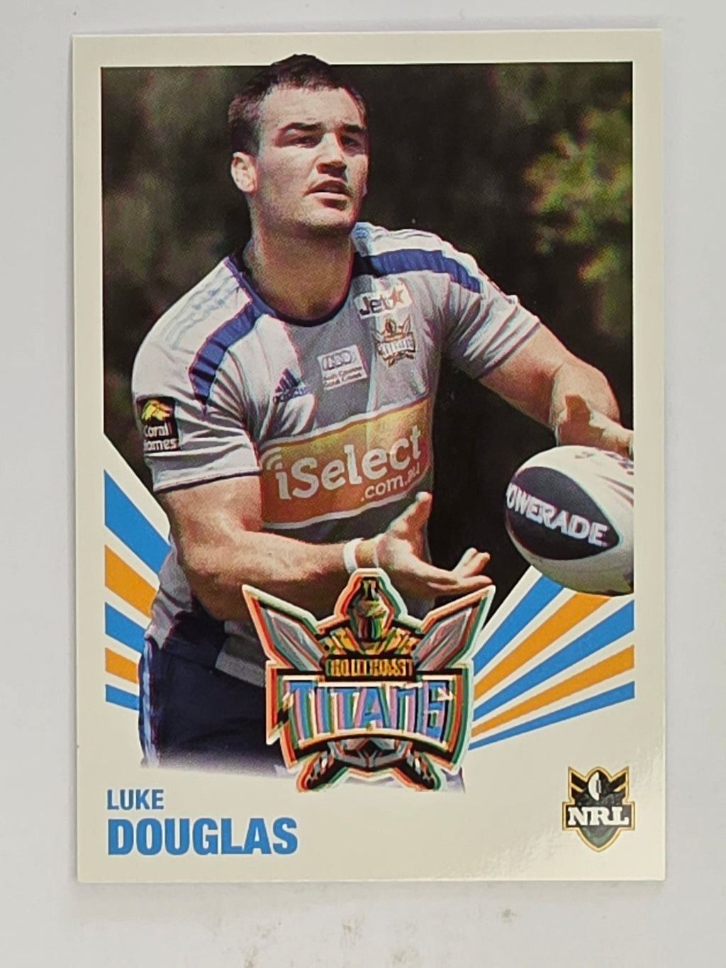 NRL 2012 Daily Telegraph | #052 Luke Douglas | Gold Coast Titans