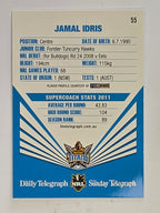 NRL 2012 Daily Telegraph | #055 Jamal Idris | Gold Coast Titans