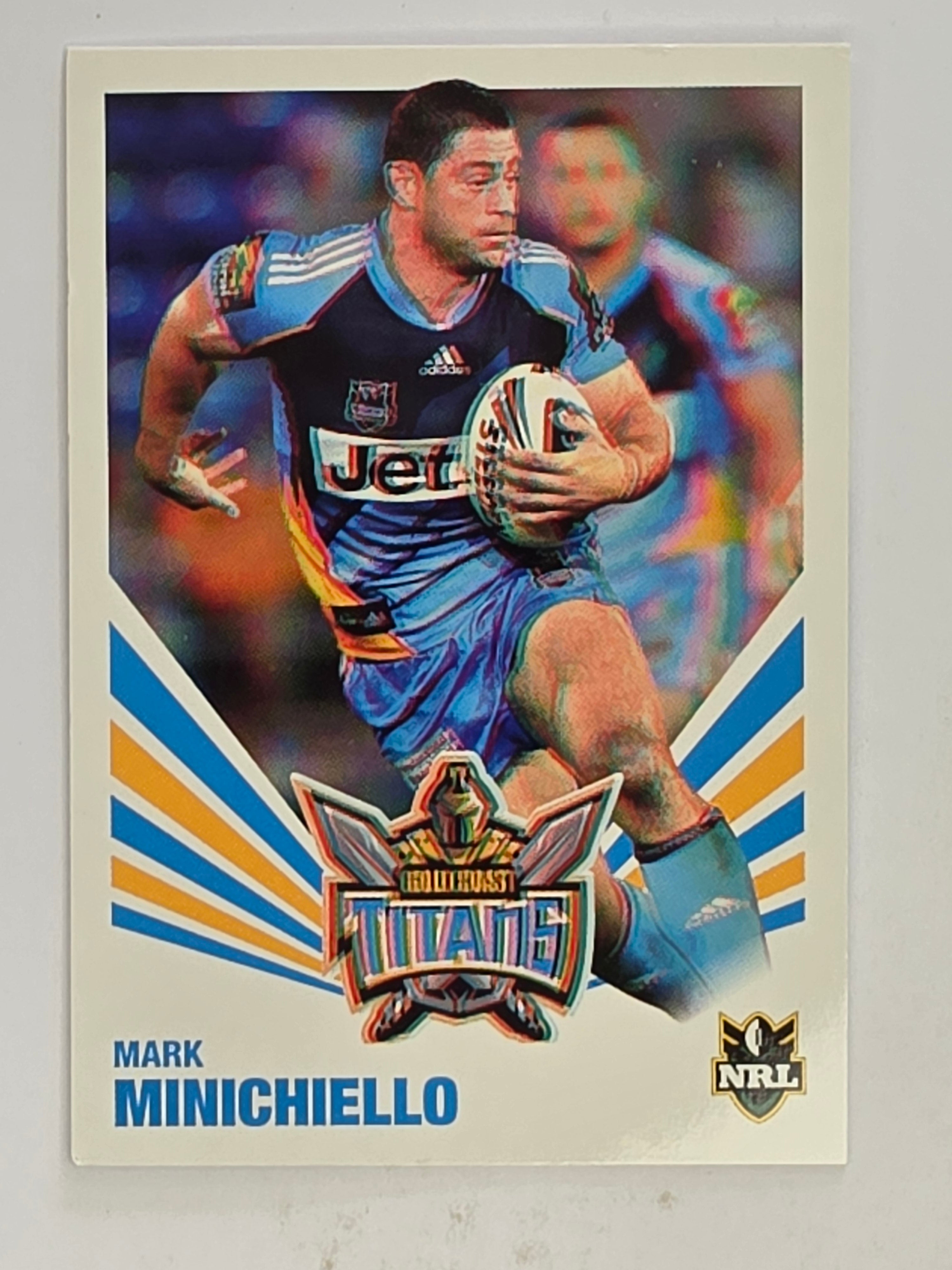 NRL 2012 Daily Telegraph | #057 Mark Minichiello | Gold Coast Titans