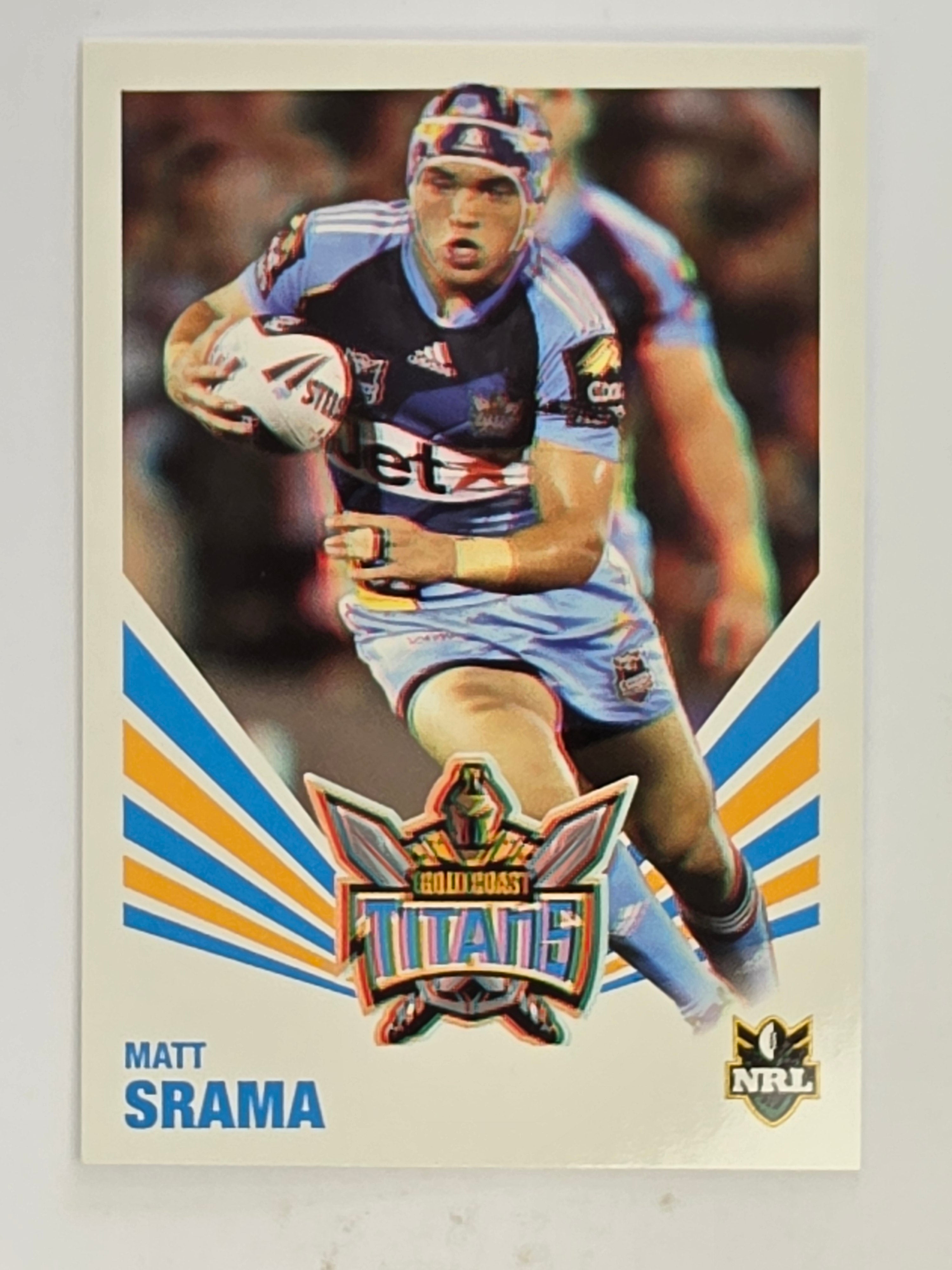 NRL 2012 Daily Telegraph | #060 Matt Srama | Gold Coast Titans