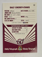 NRL 2012 Daily Telegraph | #062 Daly Cherry-Evans | Manly Warringah Sea Eagles