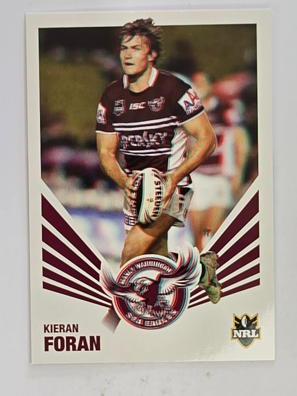 NRL 2012 Daily Telegraph | #063 Kieran Foran | Manly Warringah Sea Eagles
