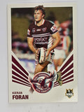 NRL 2012 Daily Telegraph | #063 Kieran Foran | Manly Warringah Sea Eagles