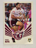 NRL 2012 Daily Telegraph | #064 Brent Kite | Manly Warringah Sea Eagles