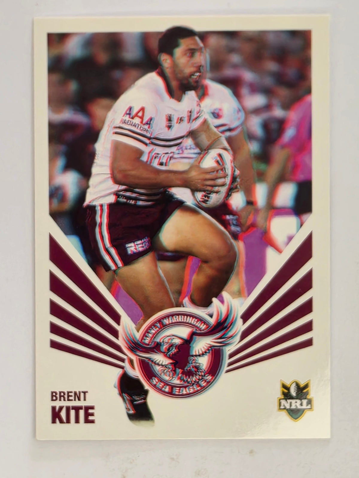 NRL 2012 Daily Telegraph | #064 Brent Kite | Manly Warringah Sea Eagles