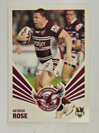 NRL 2012 Daily Telegraph | #067 George Rose | Manly Warringah Sea Eagles