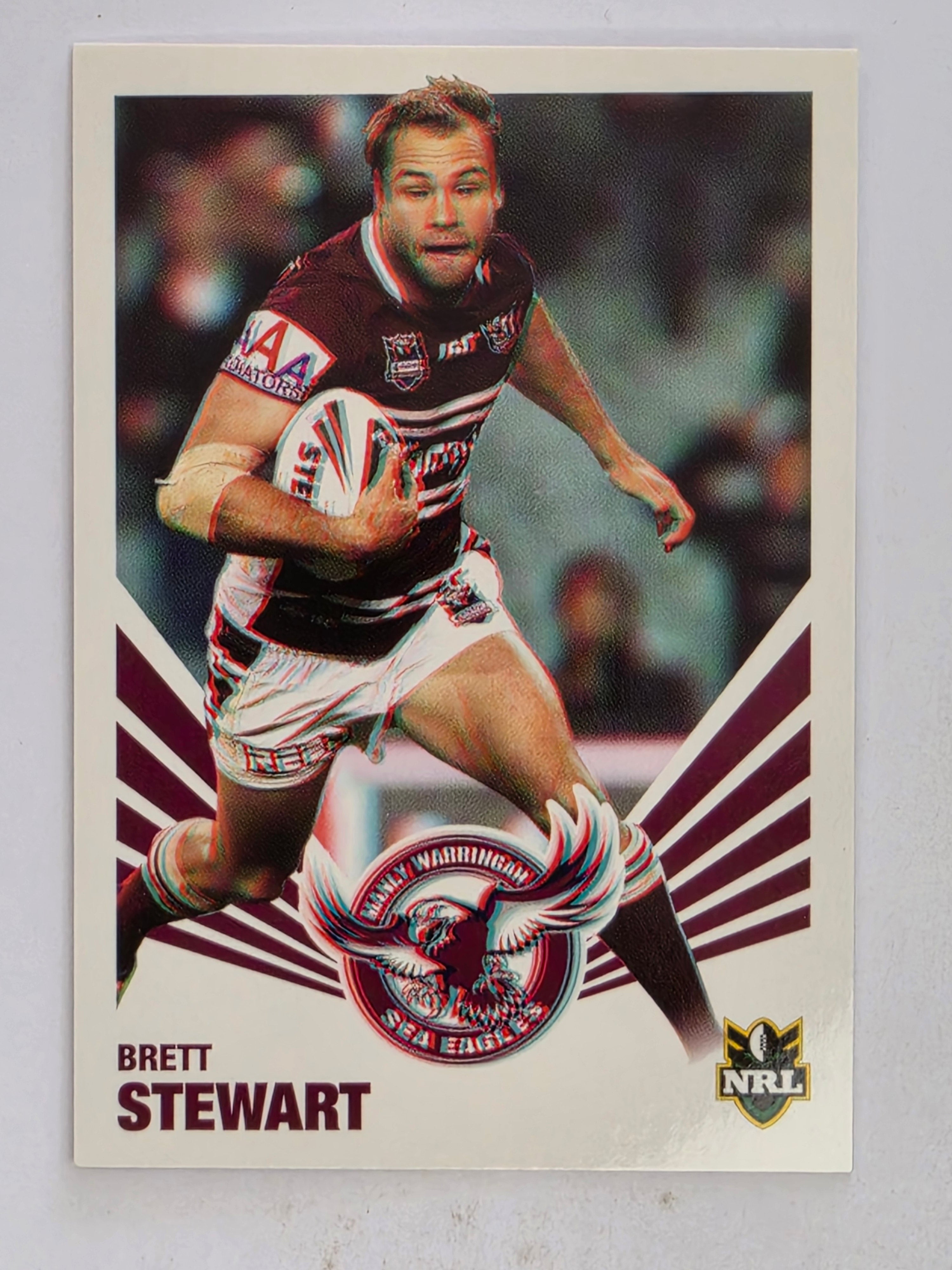 NRL 2012 Daily Telegraph | #068 Brett Stewart | Manly Warringah Sea Eagles