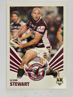 NRL 2012 Daily Telegraph | #069 Glenn Stewart | Manly Warringah Sea Eagles