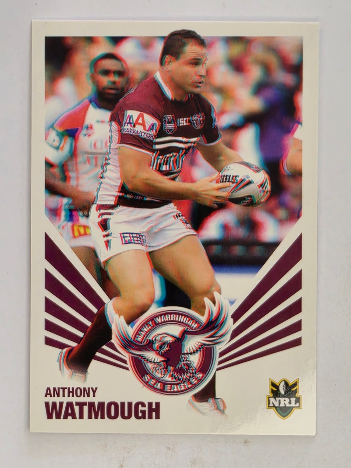NRL 2012 Daily Telegraph | #070 Anthony Watmough | Manly Warringah Sea Eagles