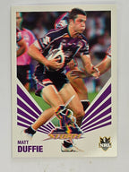 NRL 2012 Daily Telegraph | #076 Matt Duffie | Melbourne Storm