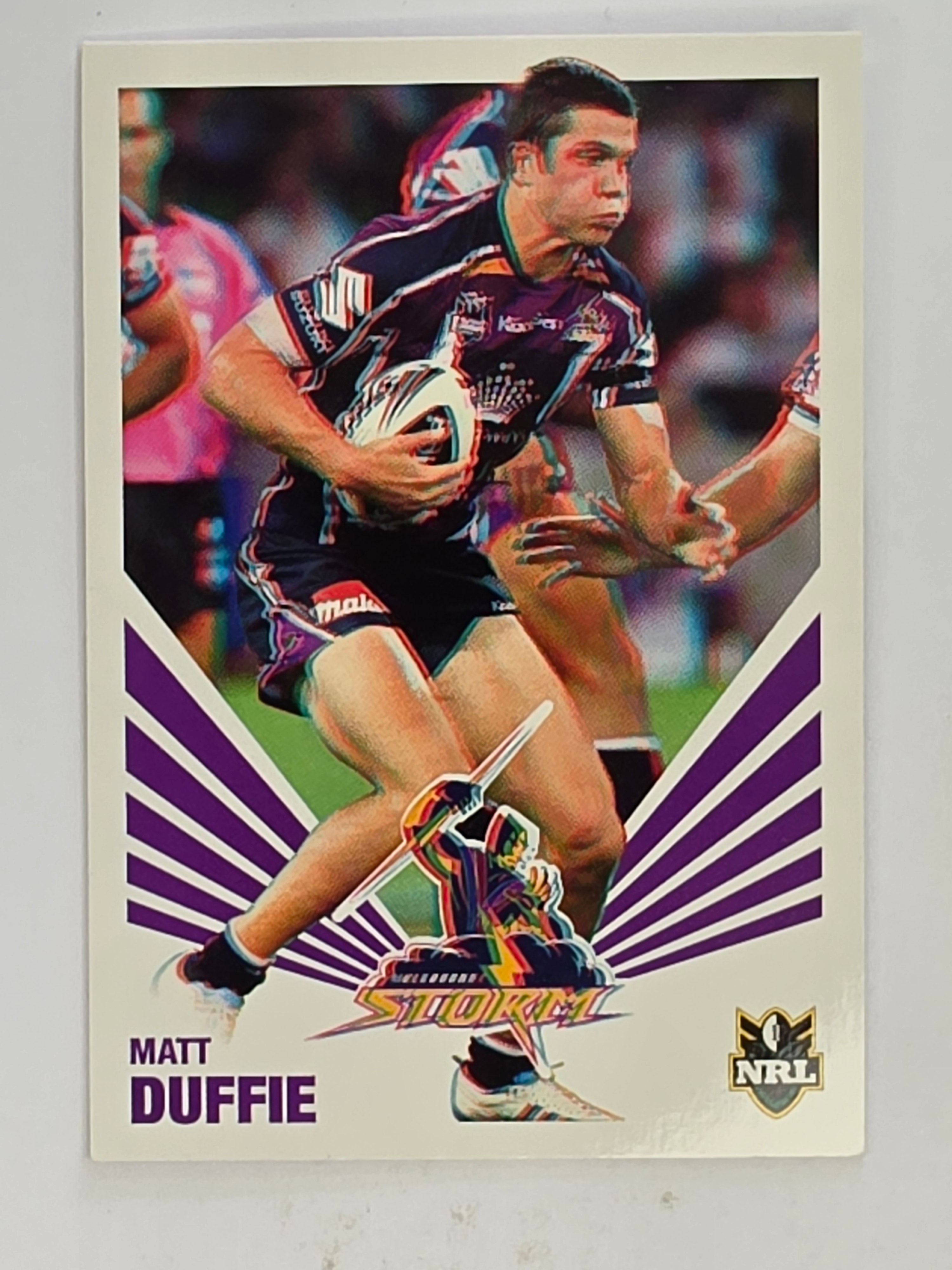 NRL 2012 Daily Telegraph | #076 Matt Duffie | Melbourne Storm