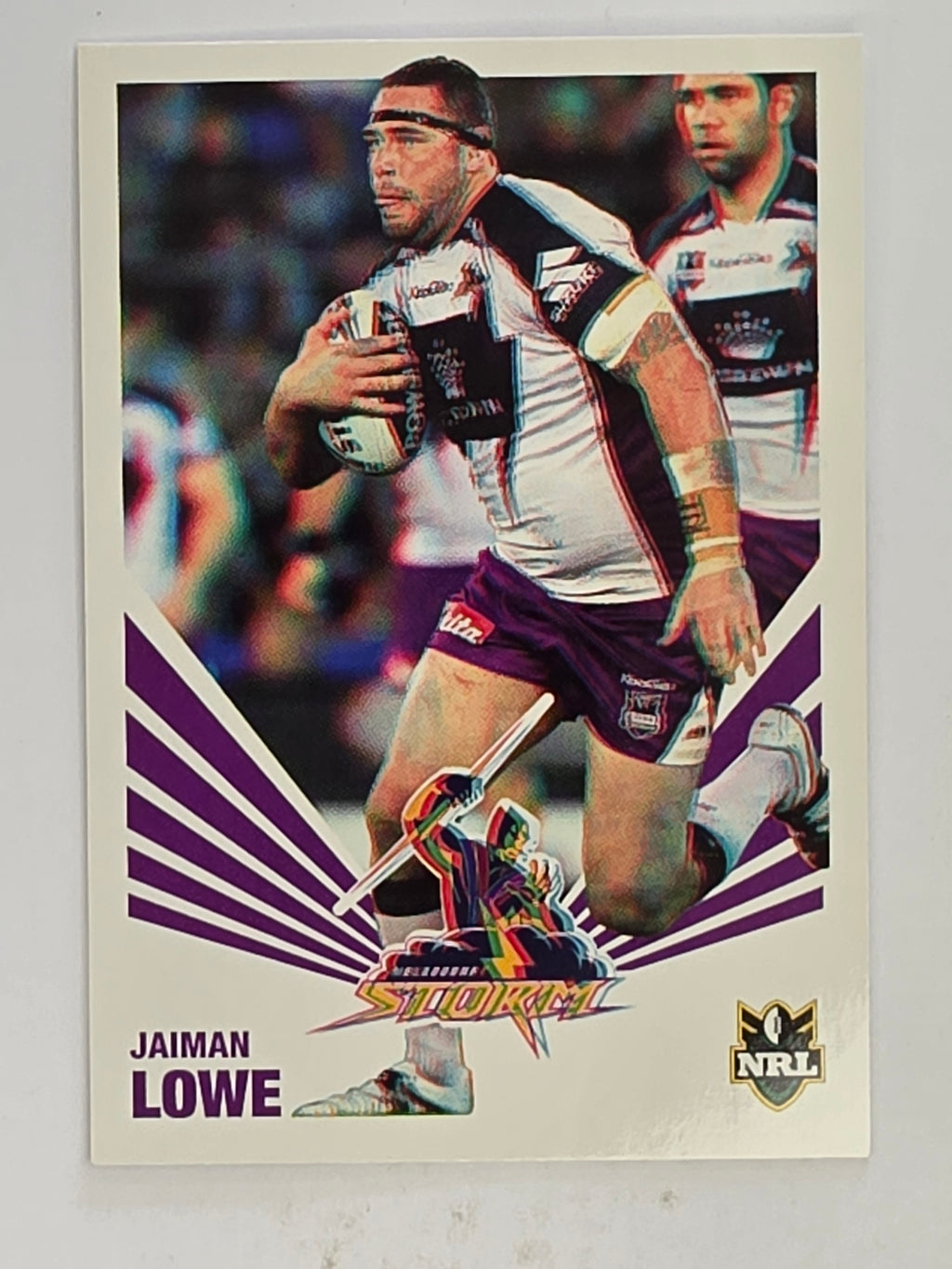 NRL 2012 Daily Telegraph | #077 Jaiman Lowe | Melbourne Storm