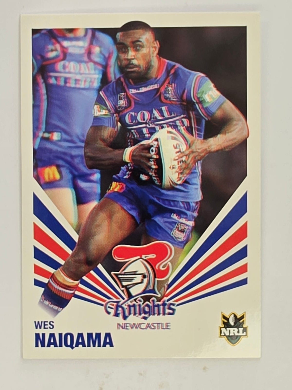 NRL 2012 Daily Telegraph | #093 Wes Naiqama | Newcastle Knights