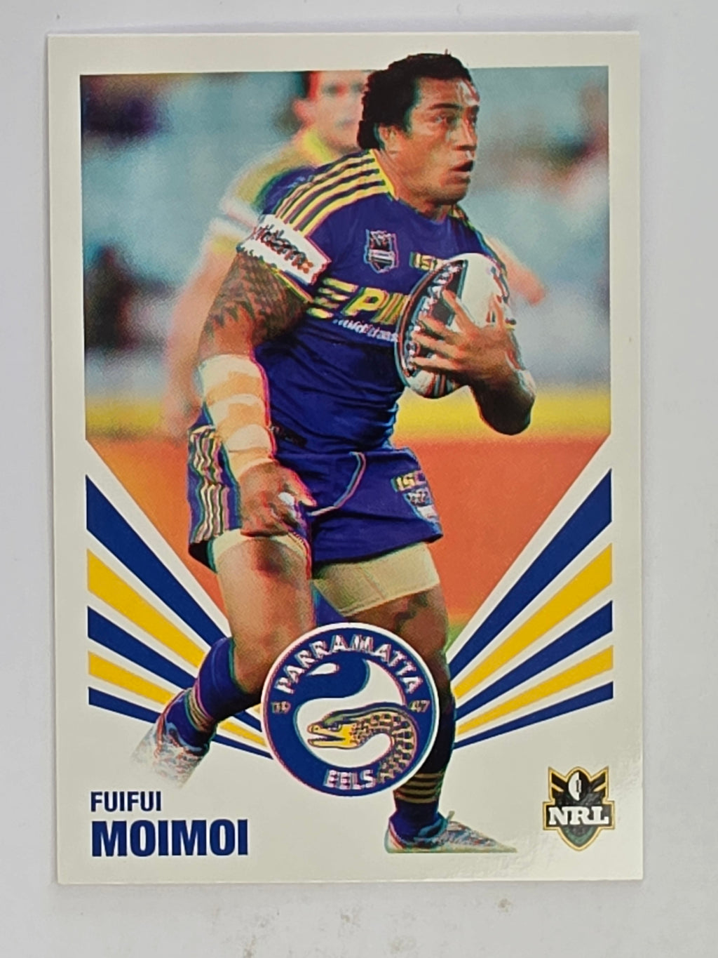 NRL 2012 Daily Telegraph | #103 Fuifui Moimoi | Parramatta Eels