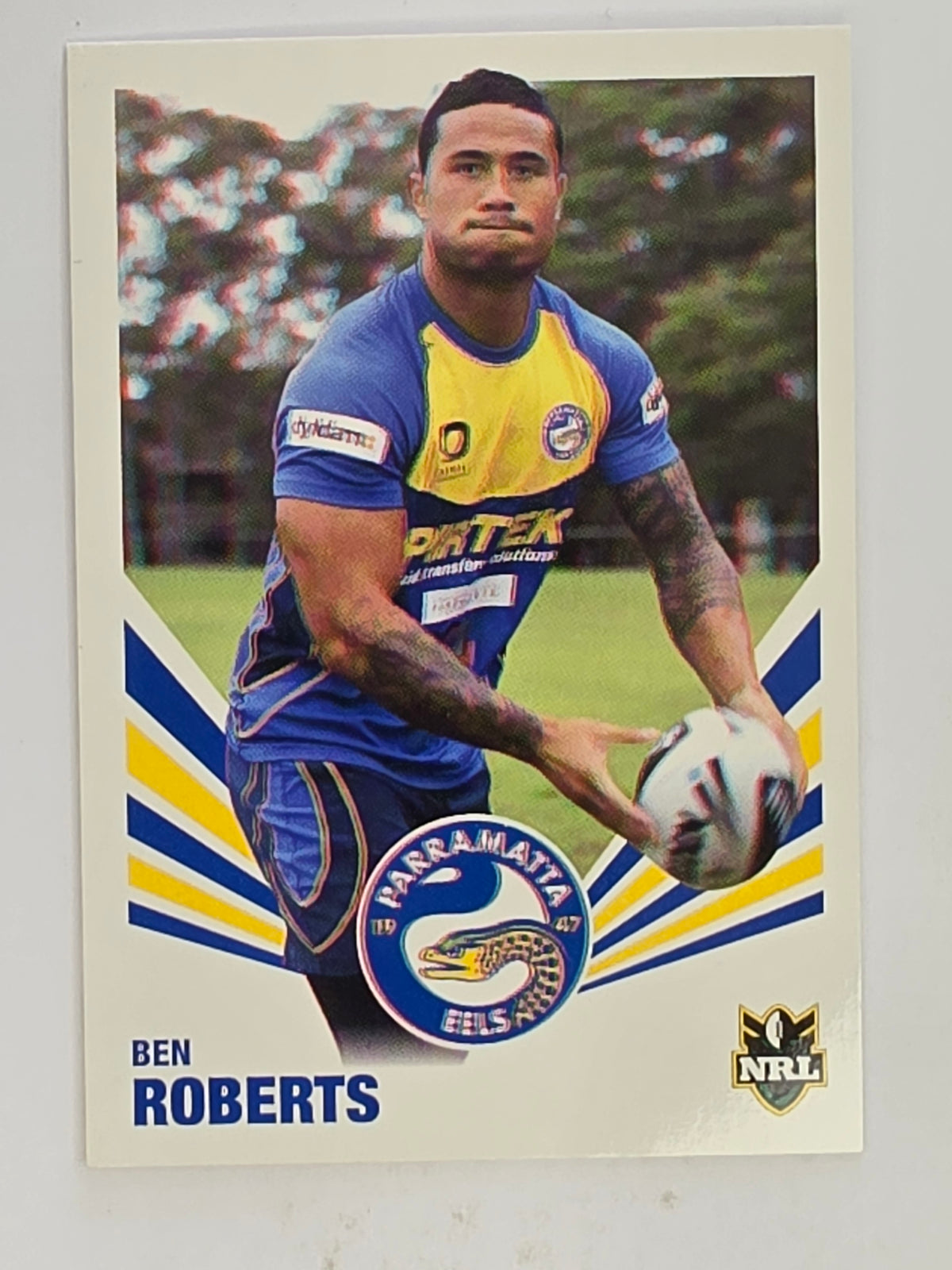 NRL 2012 Daily Telegraph | #104 Ben Roberts | Parramatta Eels