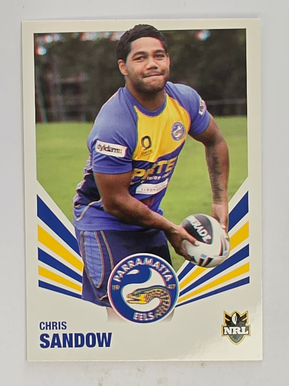 NRL 2012 Daily Telegraph | #105 Chris Sandow | Parramatta Eels