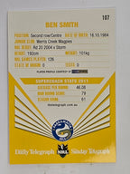 NRL 2012 Daily Telegraph | #107 Ben Smith | Parramatta Eels