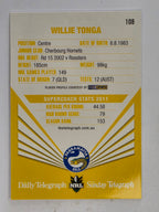 NRL 2012 Daily Telegraph | #108 Willie Tonga | Parramatta Eels