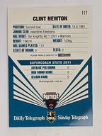 NRL 2012 Daily Telegraph | #117 Clint Newton | Penrith Panthers