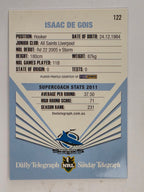 NRL 2012 Daily Telegraph | #122 Isaac De Gois | Cronulla Sutherland Sharks