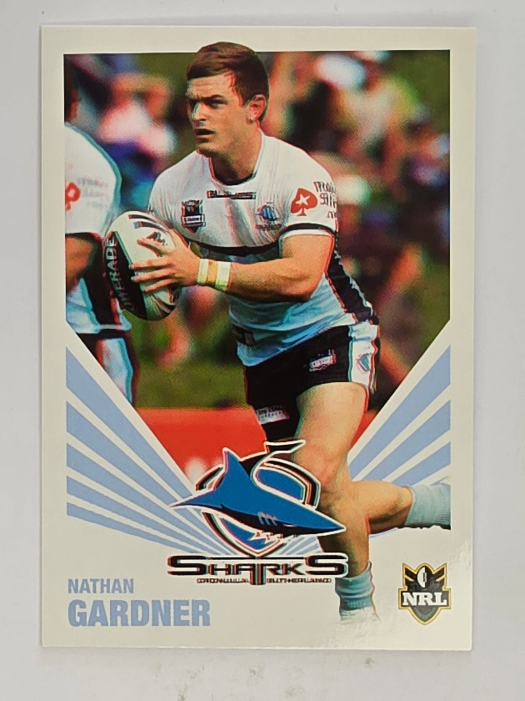 NRL 2012 Daily Telegraph | #124 Nathan Gardner | Cronulla Sutherland Sharks