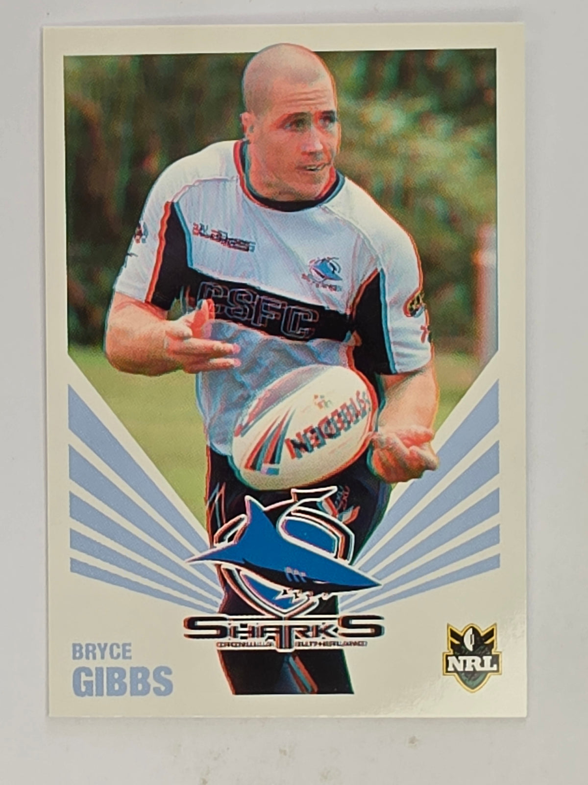 NRL 2012 Daily Telegraph | #125 Bryce Gibbs | Cronulla Sutherland Sharks