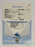 NRL 2012 Daily Telegraph | #127 John Morris | Cronulla Sutherland Sharks
