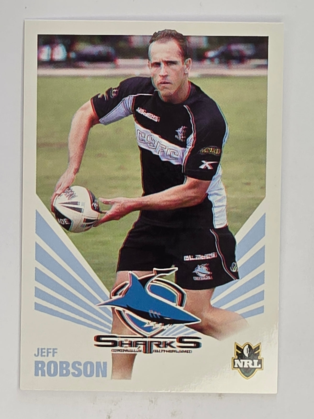 NRL 2012 Daily Telegraph | #128 Jeff Robson | Cronulla Sutherland Sharks
