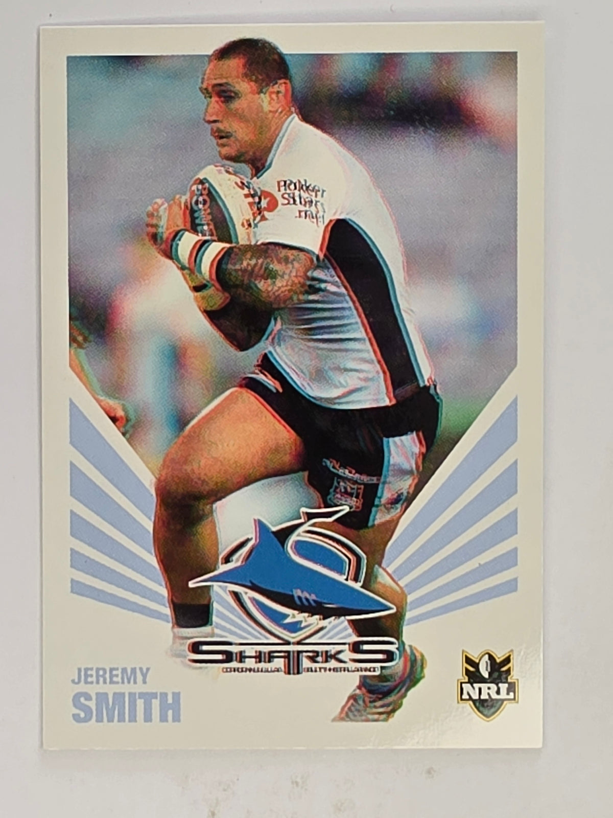 NRL 2012 Daily Telegraph | #130 Jeremy Smith | Cronulla Sutherland Sharks