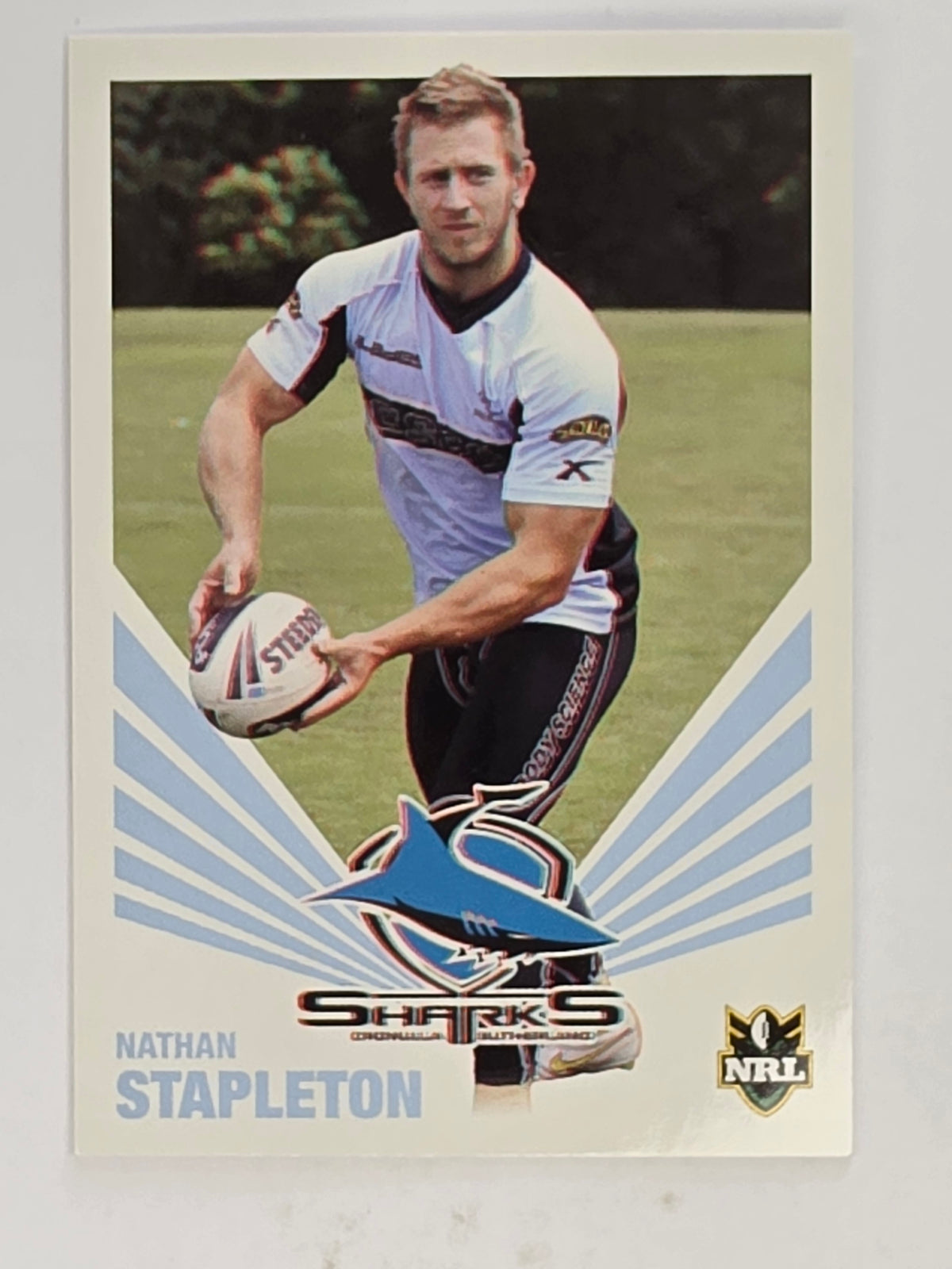 NRL 2012 Daily Telegraph | #131 Nathan Stapleton | Cronulla Sutherland Sharks