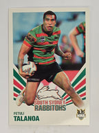 NRL 2012 Daily Telegraph | #142 Fetuli Talanoa | South Sydney Rabbitohs