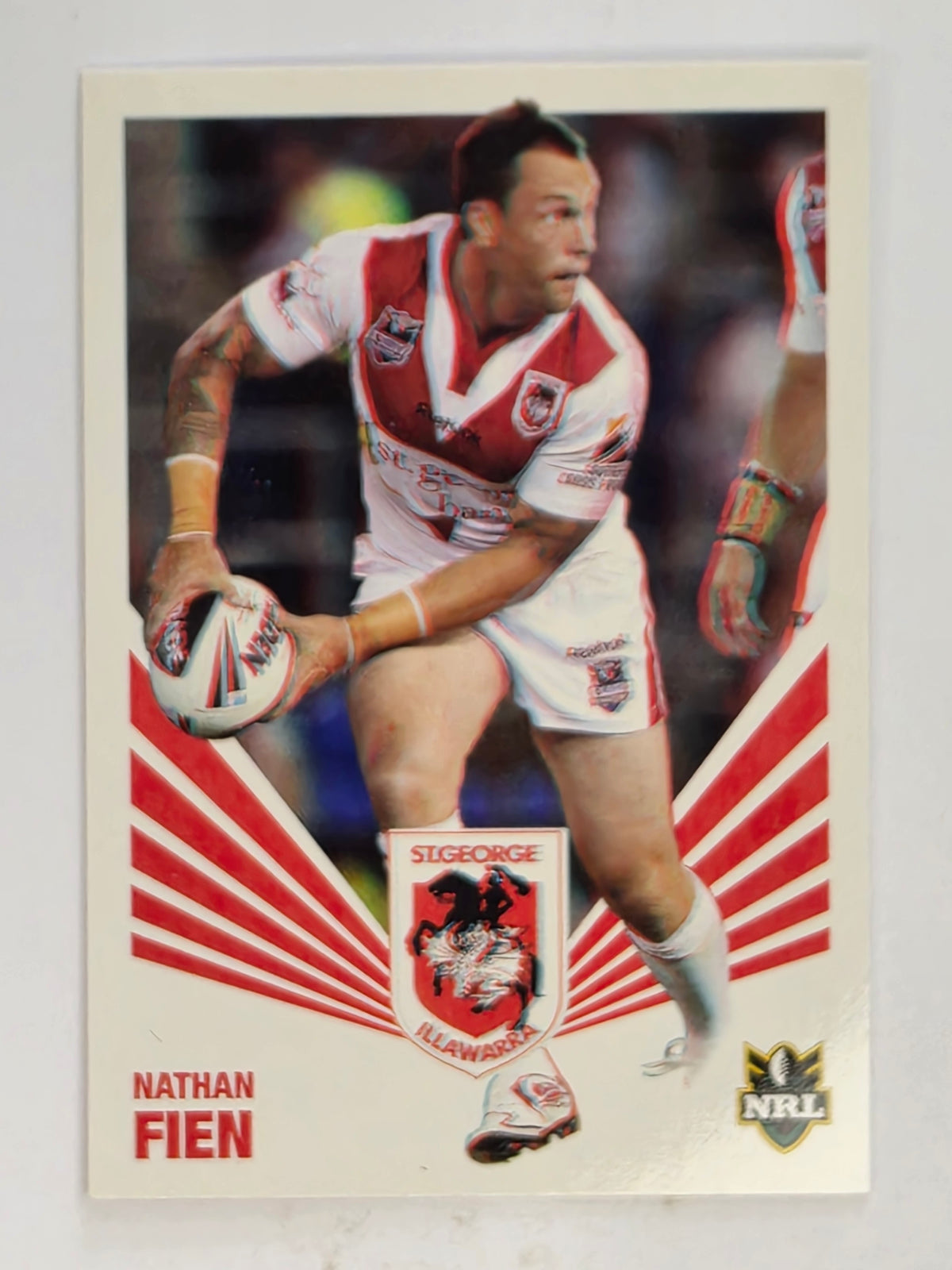 NRL 2012 Daily Telegraph | #147 Nathan Fien | St George Illawarra Dragons