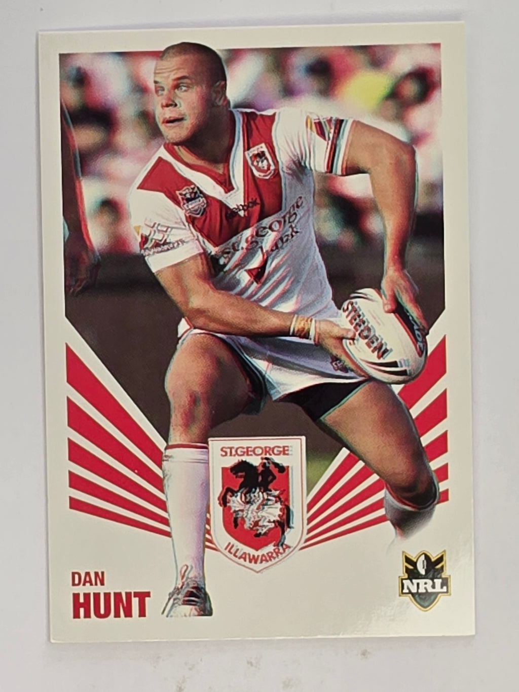 NRL 2012 Daily Telegraph | #149 Dan Hunt | St George Illawarra Dragons