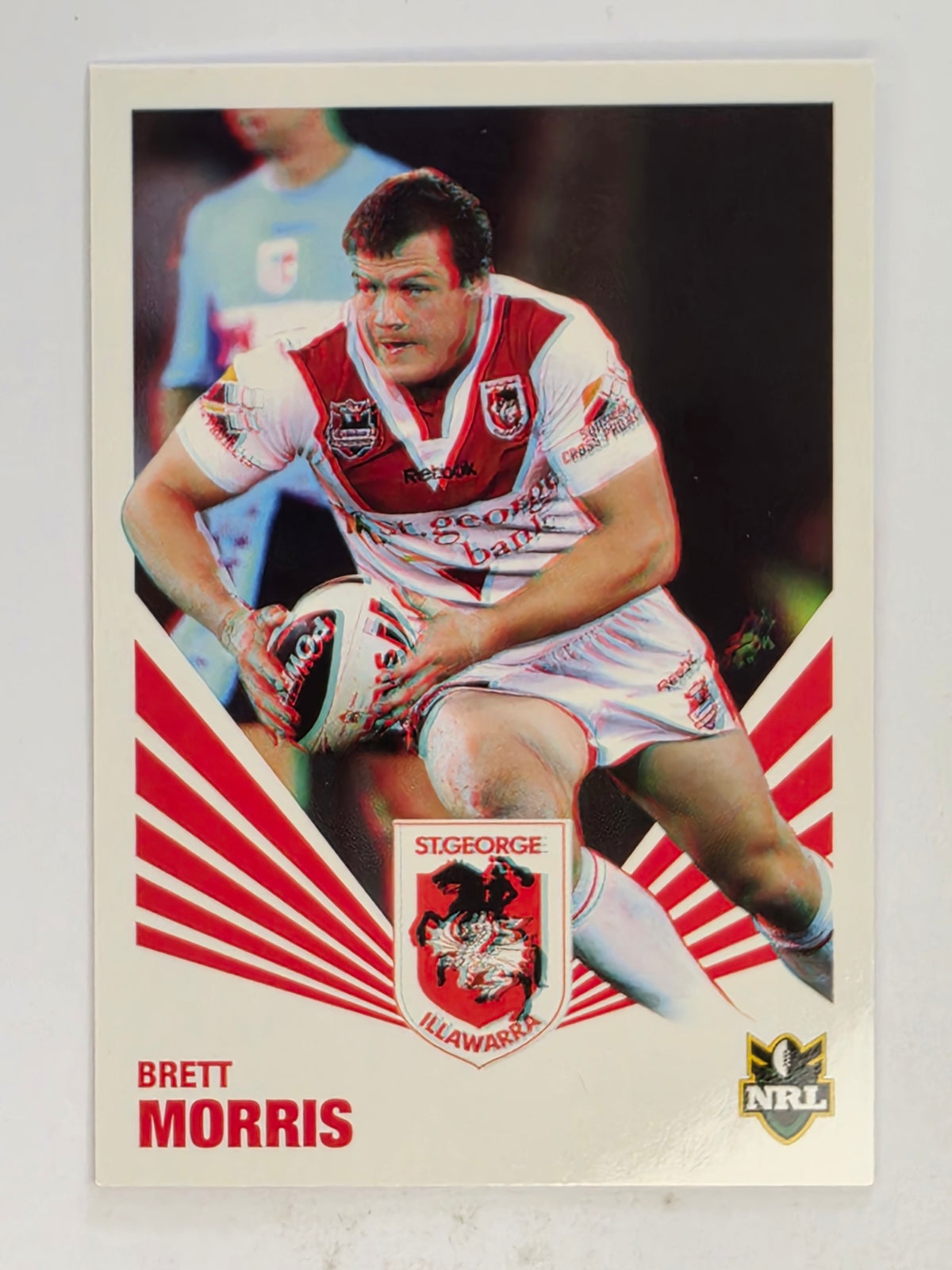 NRL 2012 Daily Telegraph | #151 Brett Morris | St George Illawarra Dragons