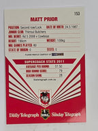 NRL 2012 Daily Telegraph | #153 Matt Prior | St George Illawarra Dragons