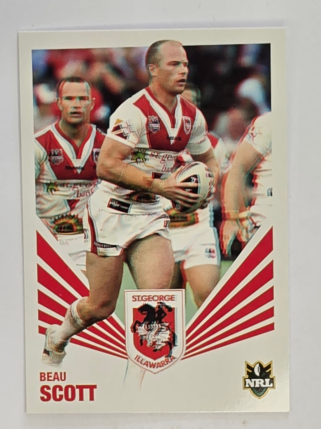 NRL 2012 Daily Telegraph | #154 Beau Scott | St George Illawarra Dragons