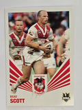 NRL 2012 Daily Telegraph | #154 Beau Scott | St George Illawarra Dragons