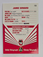 NRL 2012 Daily Telegraph | #155 Jamie Soward | St George Illawarra Dragons