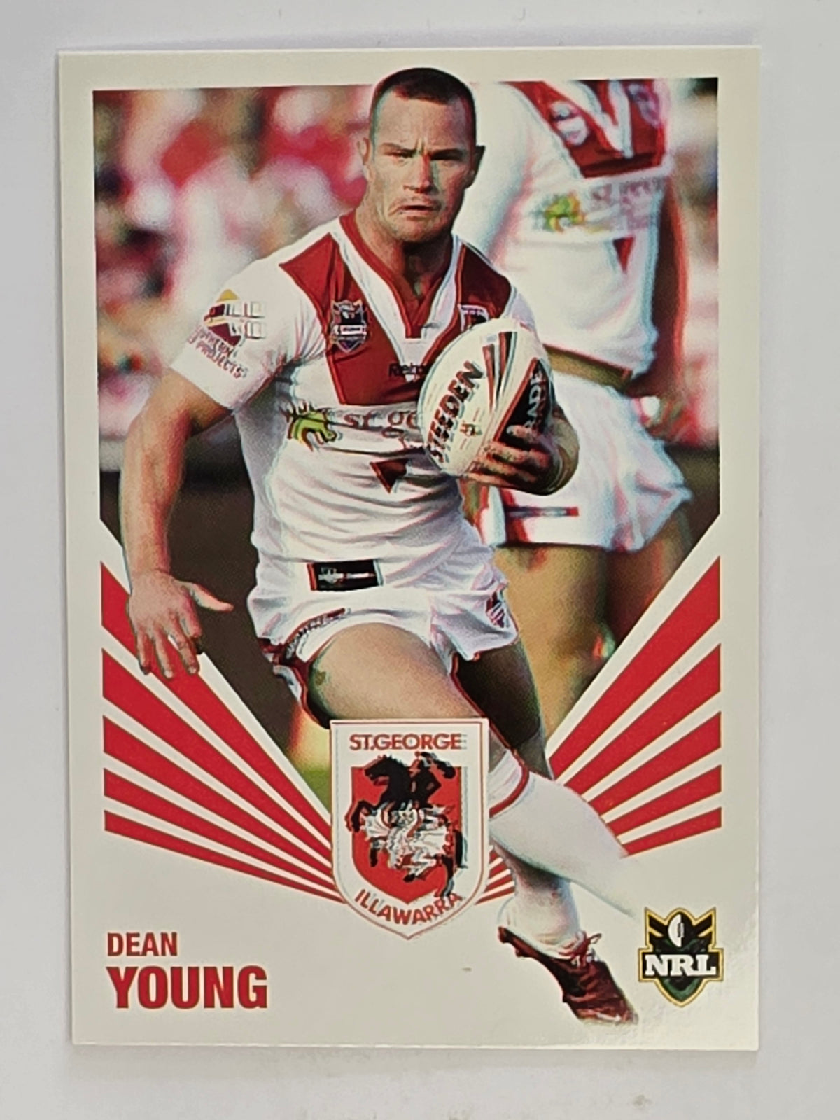 NRL 2012 Daily Telegraph | #156 Dean Young | St George Illawarra Dragons