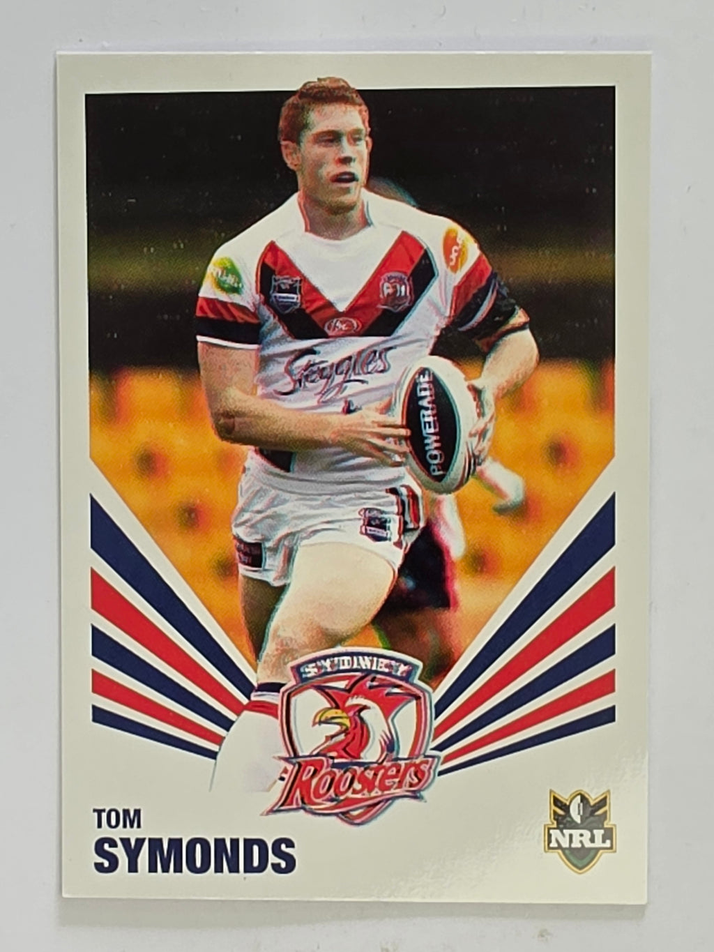 NRL 2012 Daily Telegraph | #167 Tom Symonds | Sydney Roosters