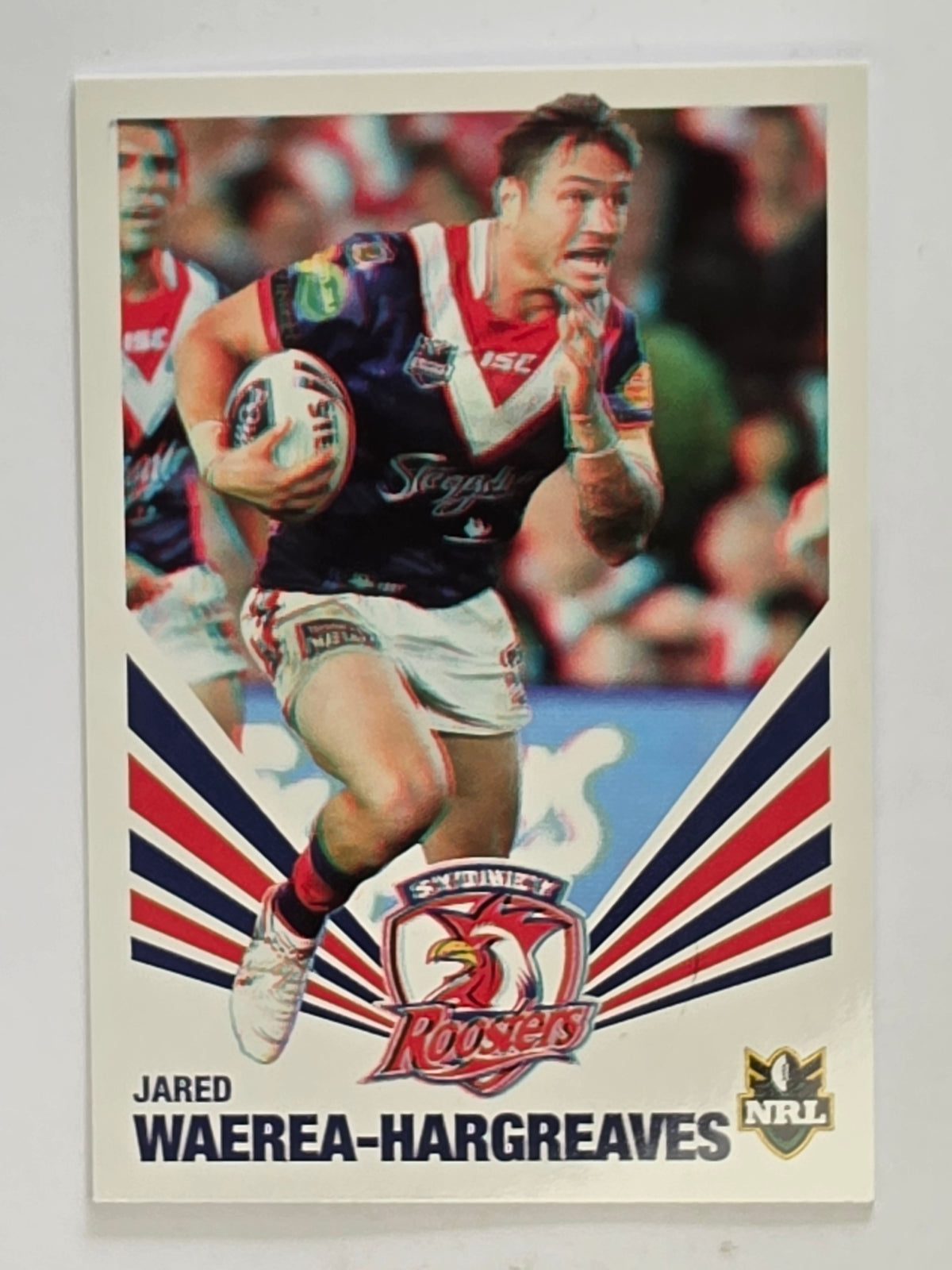 NRL 2012 Daily Telegraph | #168 Jared Waerea-Hargreaves | Sydney Roosters