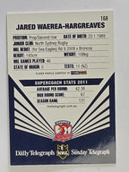 NRL 2012 Daily Telegraph | #168 Jared Waerea-Hargreaves | Sydney Roosters