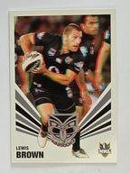 NRL 2012 Daily Telegraph | #169 Lewis Brown | New Zealand Warriors
