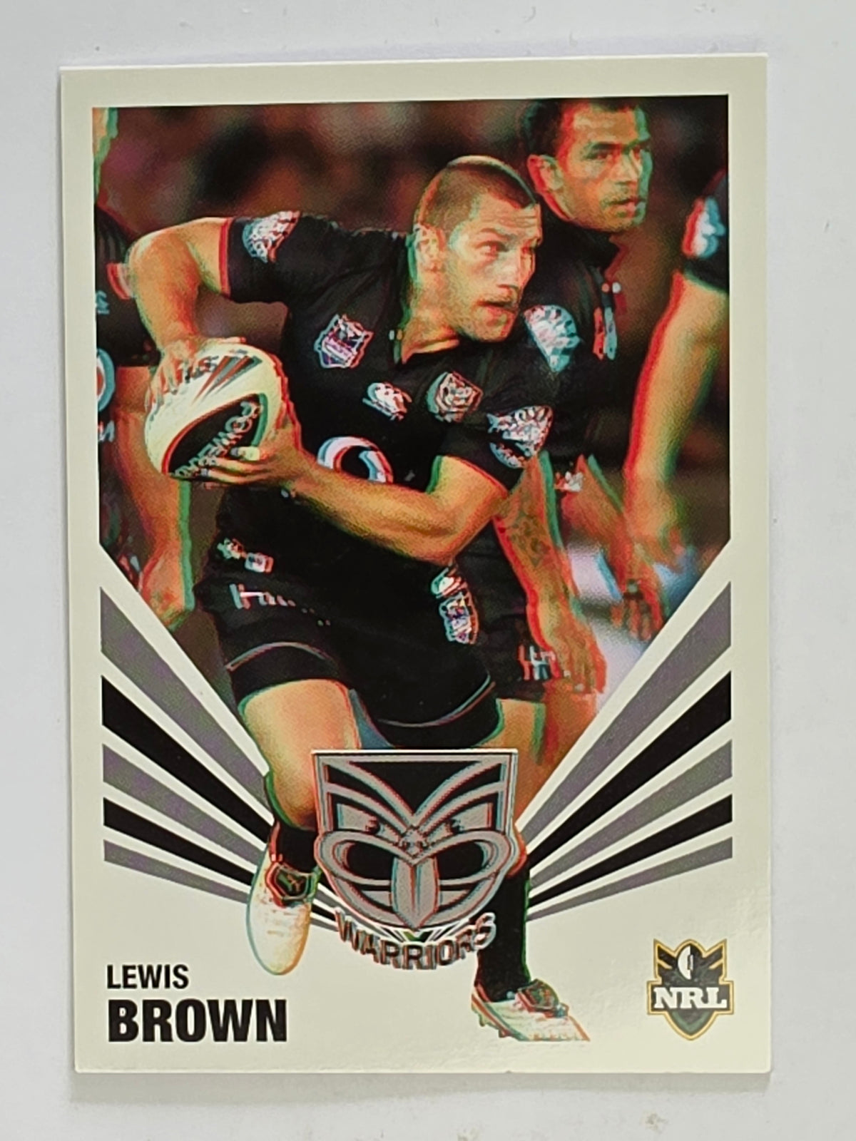 NRL 2012 Daily Telegraph | #169 Lewis Brown | New Zealand Warriors