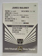 NRL 2012 Daily Telegraph | #175 James Maloney | New Zealand Warriors