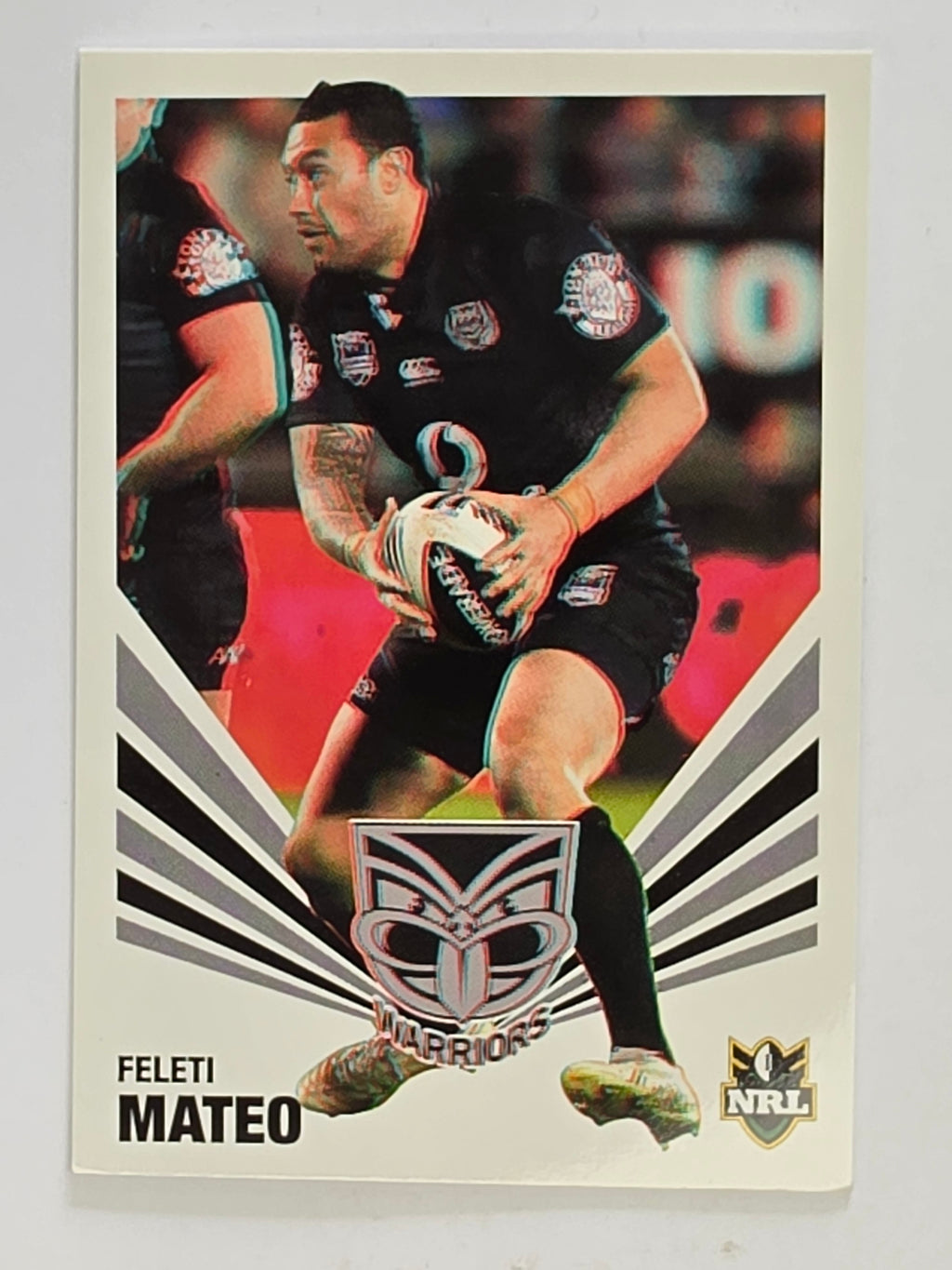 NRL 2012 Daily Telegraph | #177 Feleti Mateo | New Zealand Warriors