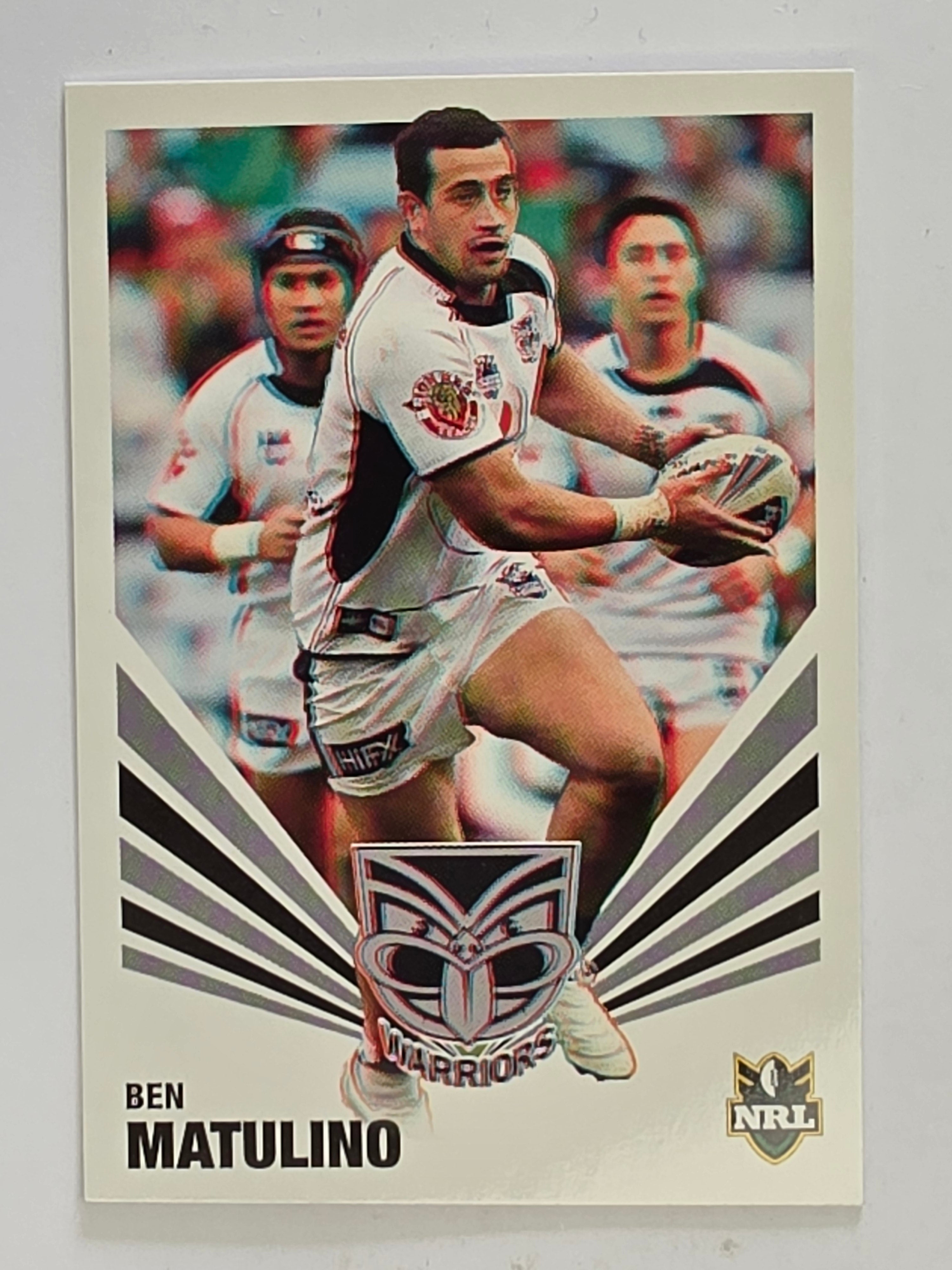 NRL 2012 Daily Telegraph | #178 Ben Matulino | New Zealand Warriors