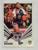 NRL 2012 Daily Telegraph | #180 Manu Vatuvei | New Zealand Warriors