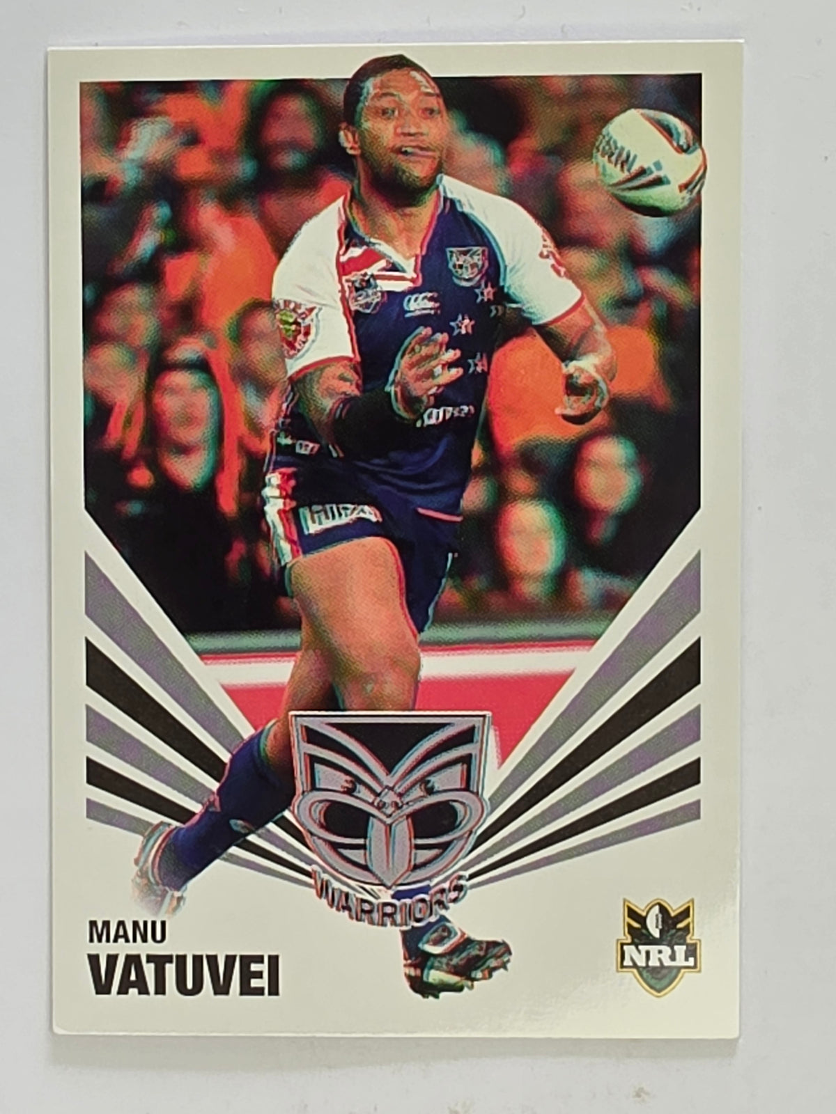 NRL 2012 Daily Telegraph | #180 Manu Vatuvei | New Zealand Warriors
